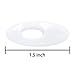 Hanycon 30 PCS Scarf Safety Pins, Plastic Cover Pins Oval Safety Pin for Safety Locking Clothes Brooch Pins Scarf Clips (Black and White)