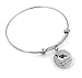 My Springer, Springer Spaniel Has My Heart Engraved Expandable Bangle Bracelet