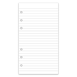 (2 Pack) A6 Lined Refill Paper, 200 Sheets/400