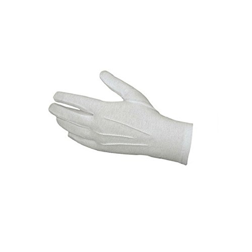 image for Colouredays 1Pair White Formal Gloves Tuxedo Honor Guard Parade Santa 