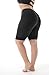 ZERDOCEAN Women's Plus Size Short Leggings with Lace Trim Black 2X shorts