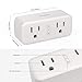 Smart Plug, Wifi Outlet Works with Alexa, Google Home, IFTTT for Voice Control or Remote Control, Koogeek 2 in 1 Smart Socket with Timer, No Hub Required, ETL&FCC, Only Supports 2.4GHz Network-1Pack