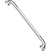 Brushed Nickel Shower Grab Bar w/Anti-Slip Knurled Grip 24 Inch, Munzong Stainless Steel Bathroom Grab Bars, Safety Bar Balan