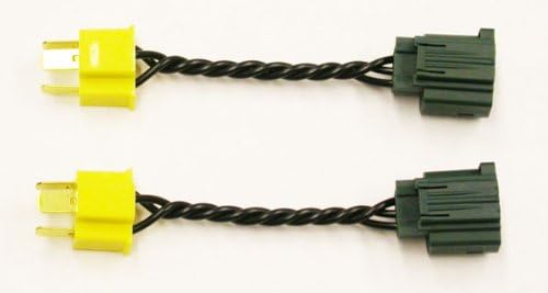 H4 to 9008 Headlight Conversion Harness - Pair. Makes changing headlights EASY!
