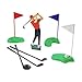 PME Golf Decorations/Plastic Figures, 13-Pieces, Green/Red/Blue/White/Black