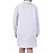 Kids Lab Coat for Unisex Kid Scientists Role Play Costume Halloween Pretent Dress-up Set (Small, White)