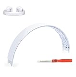 Solo 3 Headband Replacement Headphone Top Headband Parts Compatible with Beats Solo3 Solo 2 Wired Wireless On-Ear Headphones. (Gloss White)