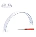 Solo 3 Headband Replacement Headphone Top Head Arch Band Repair Parts Compatible with Beats Solo3 Solo 3 Solo 2 Wireless On-Ear Headphones (White)