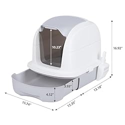 Cat Litter Box Enclosure, Sifting Cat Litter Tray