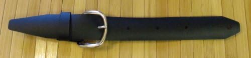 Trophy USA Black Leather Guitar Strap Buckle Extender Adaptor