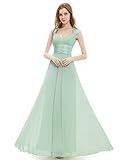 Ever Pretty Chiffon Sexy V-neck Ruched Empire Line Evening Dress 09672