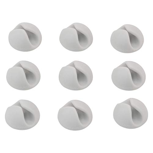 Bluelounge CableDrop-Mini Multi Purpose Cable Clip for Apple Device, Smartphone and Table - White