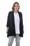 ZERDOCEAN Women's Plus Size 3/4 Sleeve Lightweight