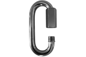TRI SURGE 2 Pieces Stainless Steel 316 Marine Grade Quick Link Carabiner 5/16" (8mm) for Chain, Rope, Swing Cable Connector and Other Uses, Versatile