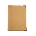 Ardour Van K-Musculo Kraft 6-Ring Binder, Chris.W A5 Size Binding Cover with Metal Corner Guard - for DIY Planner/Journal/Notebook/Diary/Album