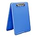 Clipboard with Storage, Plastic Storage Nursing Slim Clipboard with Low Profile Clip, Foldable Letter Size for Nurse, Kid, Salary, Coach, Jobsite, Industrial, Office(9