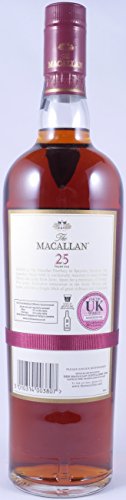 Macallan 25 Years Sherry Oak Highland Single Malt Scotch Whisky 43,0% - eine der wenigen Abfüllungen eines legendären Scotch – Bild 5