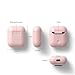 elago Premium Silicone AirPods Case Designed for Apple AirPods 1 and 2, Front LED Visible [Lovely Pink]
