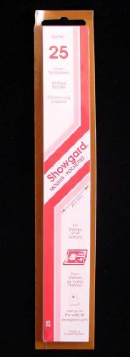 Showgard Strip Style Clear Stamp Mounts Size 25