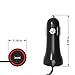 iPhone Car Charger Adapter, 24W/4.8A Rapid USB Car Charger Adapter Compatible iPhone X 8 7 6S Plus 6 Plus 6 Se 5S 5 5C iPad Pro Air Mini 2 3 4 and More (Black)