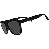 goodr A Unicorn's Calamity Polarized Sunglasses, Medium Sized (OG), Black Solid Frames with Black Non-Reflective Glare Reducing Lenses, UV400 Protection, No Slip, No Bounce