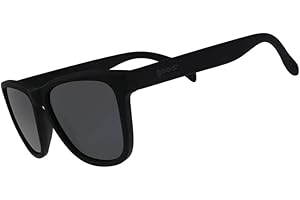 goodr A Unicorn's Calamity Polarized Sunglasses, Medium Sized (OG), Black Solid Frames with Black Non-Reflective Glare Reducing Lenses, UV400 Protection, No Slip, No Bounce