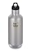 Klean Kanteen Classic Stainless Steel Double Wall Insulated Water Bottle with Loop Cap, 32-Ounce, Brushed Stainless primary
