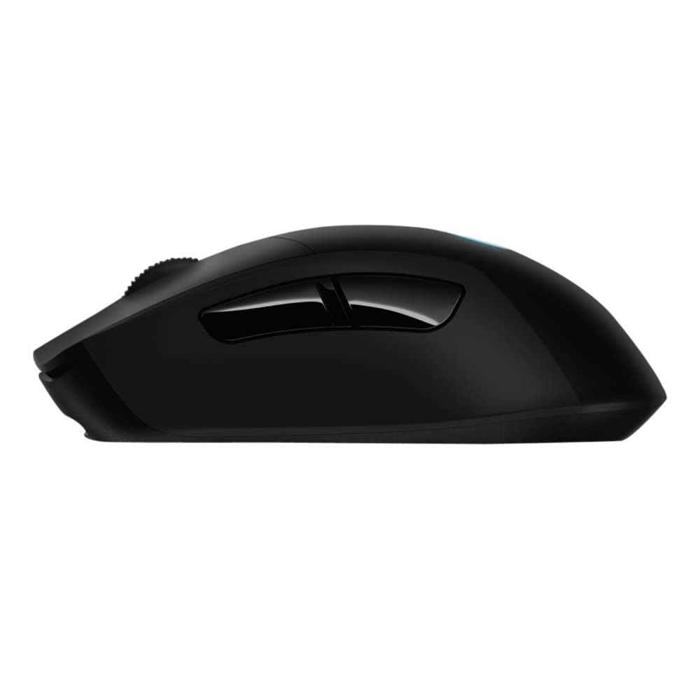 Logitech G703 Lightspeed Gaming Mouse with POWERPLAY Wireless Charging Compatibility, Black