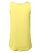 DRESSIS Women's Casual Scoop Neck Flowy Hi Low Tank Top S-3XL (15 Colors)