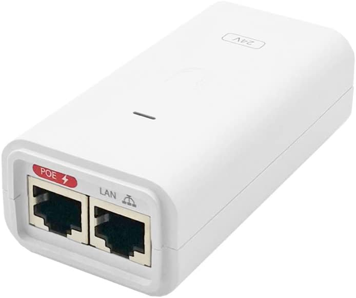 Ubiquiti POE-24-30W-G-WH PoE Injector 24V 30W Gigabit