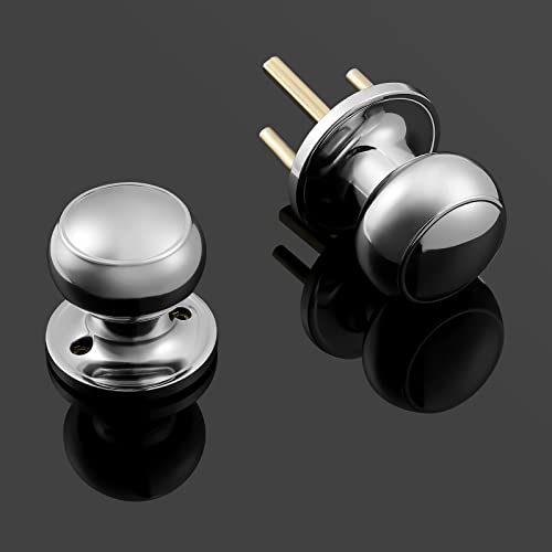 Probrico Passage Door Knob (5 Pack) for Hall/Closet, NonLocking