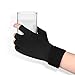 Healifty Compression Gloves - Arthritis Gloves for Arthritis Night Sleep Wrist Support Brace, Relieve and Treat Wrist Pain, Ease Muscle Tension, Half Finger (2 Pair)