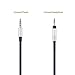 Audio Replacement Cable Compatible with Audio Technica ATH-M50x, ATH-M40x, ATH-M70x Headphones, Audio Cord with in-Line Microphone and Remote Volume Control Compatible with iPhone iPod ipad Apple