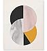 Abstract Circle Mid Century Art Print Mid Century Circle Mid Century Wall Art Geometric Print Circle Print Watercolor Print Circle Art Print Circle Art Wall Print Midcentury Modern 8x10 Unframed
