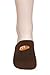 MOC Mocsocs Toe Topper Half Socks Solids 4-pack One Size Brn/blk/white/grey