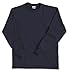 Soffe Big Boys' Long Cotton Sleeve T-Shirt, Navy, Small