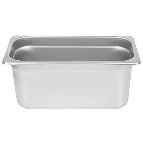 Stainless Steel Steam Table Pan 1/3 Size,MIXRICE A2136 Stainless Steel Steam Table Pan 6" Deep and Anti-Jam Hotel Pan Buffet Food Pans food pan - Thumbnail 7