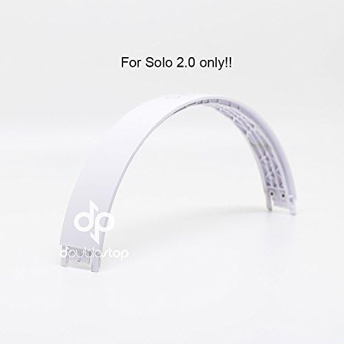 doublestop White Color Replacement Headband top parts for Monster Beats by Dre Solo 2.0 Solo 2 repair part