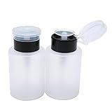 Leegoal(TM) 2 Pack Clear Refillable Liquid Push