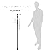 Sminiker Professional Folding Walking Canes with Carrying Bag Lightweight Adjustable Canes and Walking Sticks for Men and Women with Wrist Strap Aluminum Alloy Shaft