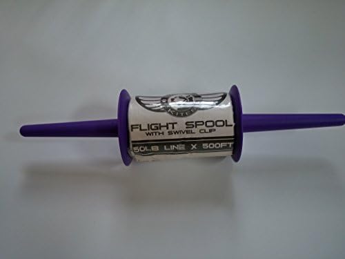 Skydog Kites Flight Spool With Swivel Clip, 50LBx500 FT,