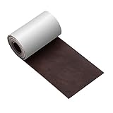 Leather Tape 3X60 Inch Self-Adhesive Genuine Leather Repair Patch for Sofas, Couch, Furniture, Drivers Seat(Dark Brown)