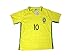 BRAZIL NEYMAR JR #10 Home Football Soccer Kids Jersey Short Socks Set Youth Sizes (6-7 YEARS)