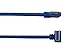 CERRXIAN 30cm USB 3.0 A 90 Degree Up Angle Male to Micro B Male 10pin 90 Degree Right Angle Short Cable(Blue,u-r)