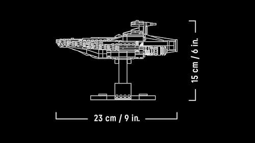 LEGO Star Wars 75404 Acclamator Class Assault Ship - Presente para os pais fãs de Attack of the Clones - Adult Starship Build Model - Home Decor