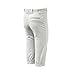 CHAMPRO boys Triple Crown Knicker Style Youth Baseball Pants in Solid Color with Reinforced Sliding Areas , White, Small
