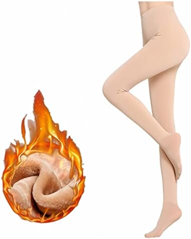 Women's Fleece Lined Tights - Warm Winter Thermal Tights With High Waist & Body Shaping
