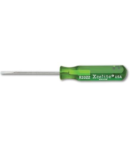 Xcelite R3322 Pocket Clip Slotted Screwdriver 3/32 Tip 2 Blade 4-1