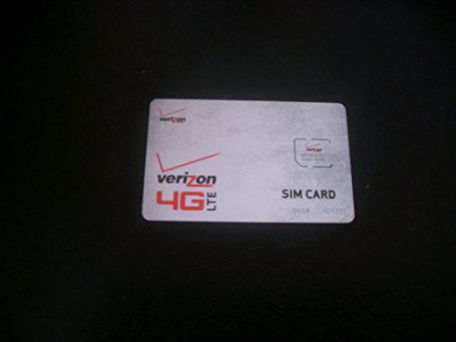 Verizon Wireless 4G LTE MICRO SIM Card 3FF - Brand New and Unused