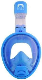 The Snorkl 2.0 - The original and The most advanced Full Face Snorkeling mask (Blue, Kids)